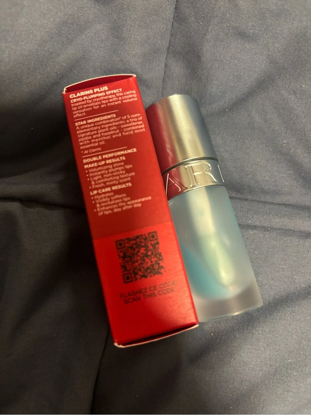 Clarins Lip Oil Hydrating Shine – 00 cryo mint